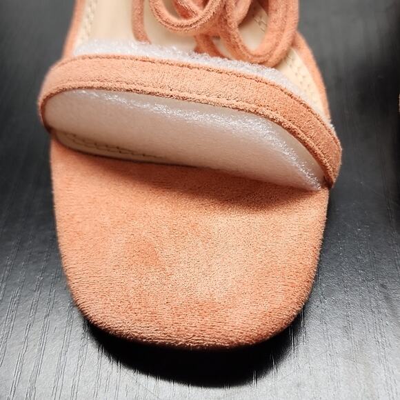 LULUS STYLE XYLIA PEACH NIB WOMEN'S SIZE 8.5 BEAUTIFUL - Picture 9 of 16